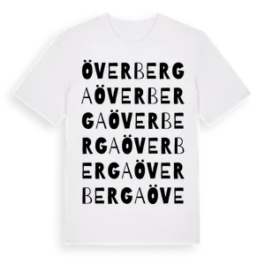 Överberga ordlek t-shirt – ekologisk bomull t-shirt från Pinshirt