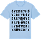 Blue Soul t-shirt med Överbyn ordlek t-shirt