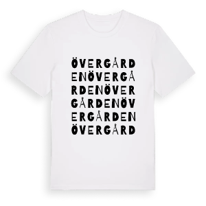 Övergården ordlek t-shirt – ekologisk bomull t-shirt från PinShirt