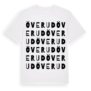 Överud ordlek t-shirt – ekologisk bomull t-shirt från PinShirt