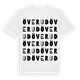 Överud ordlek t-shirt