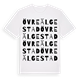 Övre Älgestad ordlek t-shirt