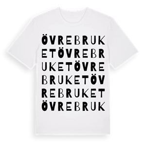 Övre Bruket ordlek t-shirt – ekologisk bomull t-shirt från PinShirt