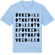 Blue Soul t-shirt med Övre Dalbotorp ordlek t-shirt