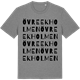 Mid Heather Gray t-shirt med Övre Ekholmen ordlek t-shirt