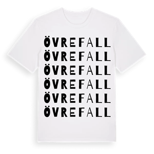 Övre Fall ordlek t-shirt – ekologisk bomull t-shirt från PinShirt