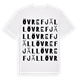 Övre Fjäll ordlek t-shirt