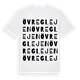 Övre Glejen ordlek t-shirt