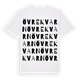 Övre kvarn ordlek t-shirt