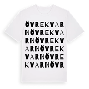 Övre kvarn ordlek t-shirt – ekologisk bomull t-shirt från Pinshirt