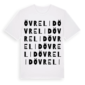 Övre Lid ordlek t-shirt – ekologisk bomull t-shirt från PinShirt
