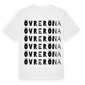 Övre Röna ordlek t-shirt – ekologisk bomull t-shirt från Pinshirt