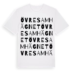 Övre Samhägnet ordlek t-shirt – ekologisk bomull t-shirt från Pinshirt