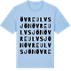 Blue Soul t-shirt med Övre Ulvsjön ordlek t-shirt