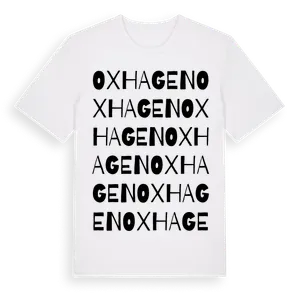 Oxhagen ordlek t-shirt – ekologisk bomull t-shirt från Pinshirt
