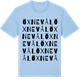 Blue Soul t-shirt med Öxnevål ordlek t-shirt