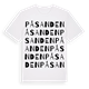 På Sanden ordlek t-shirt