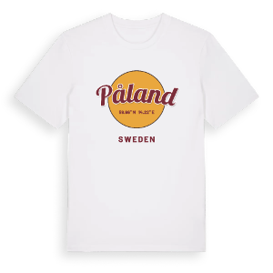 Påland cirkel t-shirt – ekologisk bomull t-shirt från PinShirt
