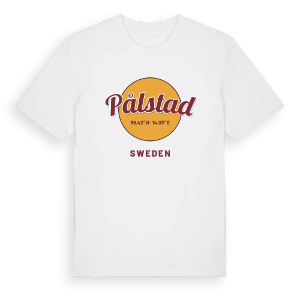 Pålstad cirkel t-shirt – ekologisk bomull t-shirt från PinShirt