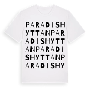 Paradishyttan ordlek t-shirt – ekologisk bomull t-shirt från PinShirt