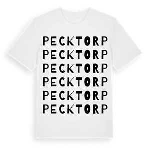 Pecktorp ordlek t-shirt – ekologisk bomull t-shirt från PinShirt