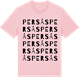 Pink Cotton t-shirt med Persås ordlek t-shirt