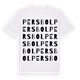 Persbol ordlek t-shirt