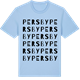 Blue Soul t-shirt med Persby ordlek t-shirt