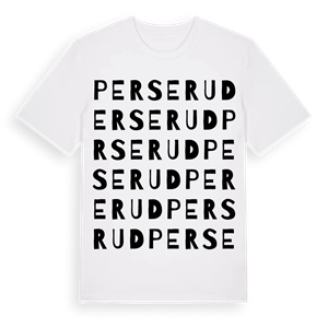 Perserud ordlek t-shirt – ekologisk bomull t-shirt från PinShirt