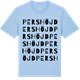 Blue Soul t-shirt med Pershöjd ordlek t-shirt