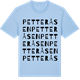 Blue Soul t-shirt med Petteråsen ordlek t-shirt