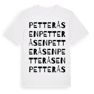 Petteråsen ordlek t-shirt – ekologisk bomull t-shirt från Pinshirt