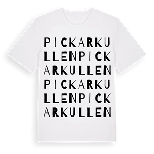 Pickarkullen ordlek t-shirt – ekologisk bomull t-shirt från Pinshirt