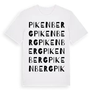 Pikenberg ordlek t-shirt – ekologisk bomull t-shirt från Pinshirt