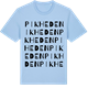 Blue Soul t-shirt med Pikheden ordlek t-shirt