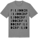 Mid Heather Gray t-shirt med Piludden ordlek t-shirt