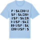 Blue Soul t-shirt med Piskenhus ordlek t-shirt