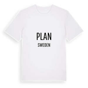 Plan i Sverige t-shirt – ekologisk bomull t-shirt från PinShirt