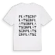 Platsen ordlek t-shirt