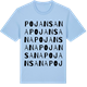 Blue Soul t-shirt med Pojansana ordlek t-shirt