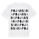 Pojansana ordlek t-shirt