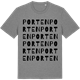 Mid Heather Gray t-shirt med Porten ordlek t-shirt