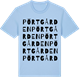 Blue Soul t-shirt med Pörtgården ordlek t-shirt