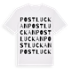 Postluckan ordlek t-shirt