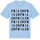 Blue Soul t-shirt med Prålen ordlek t-shirt