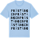 Blue Soul t-shirt med Prästängen ordlek t-shirt