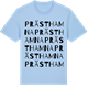 Blue Soul t-shirt med Prästhamna ordlek t-shirt