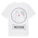 White t-shirt med Presterud t-shirt