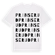 Prinserud ordlek t-shirt