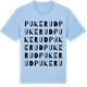 Blue Soul t-shirt med Pukerud ordlek t-shirt